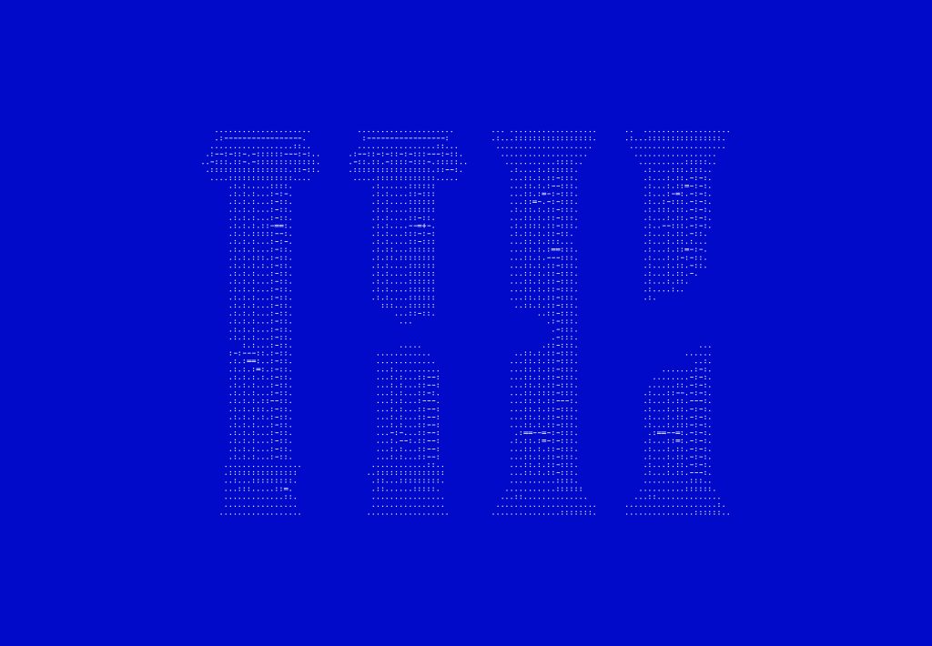 ASCII art of ancient Greek ruins representing marketing in Greece